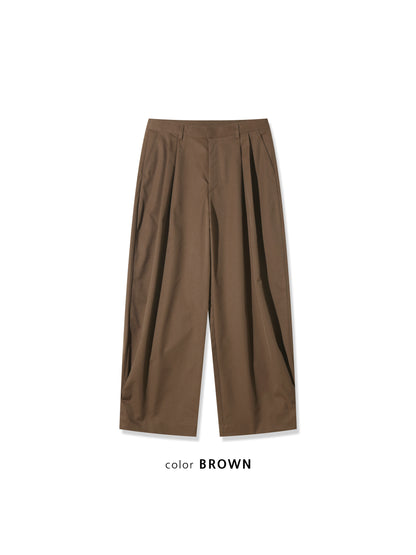 Balloon Wide Cotton Pants
