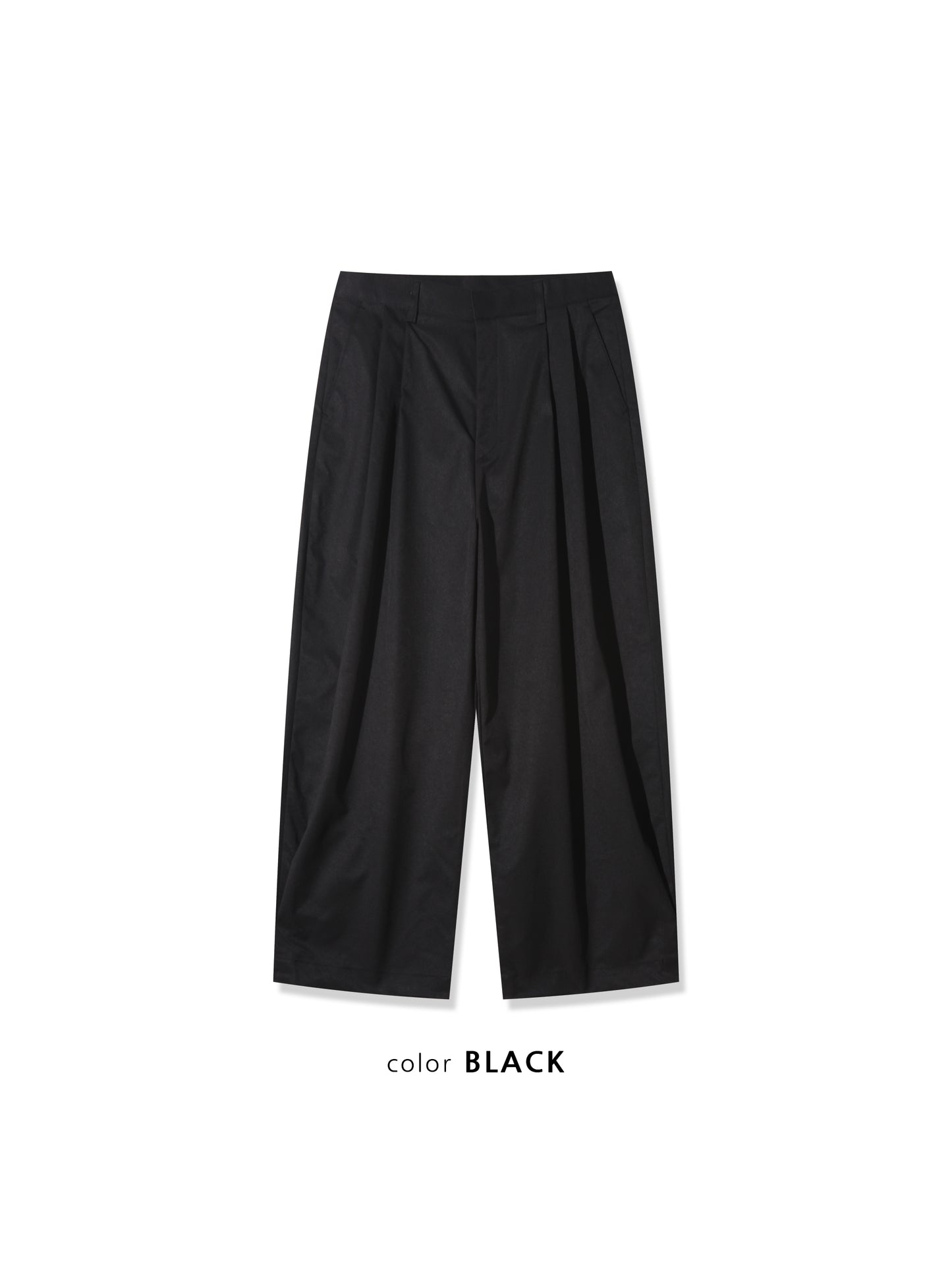 Balloon Wide Cotton Pants