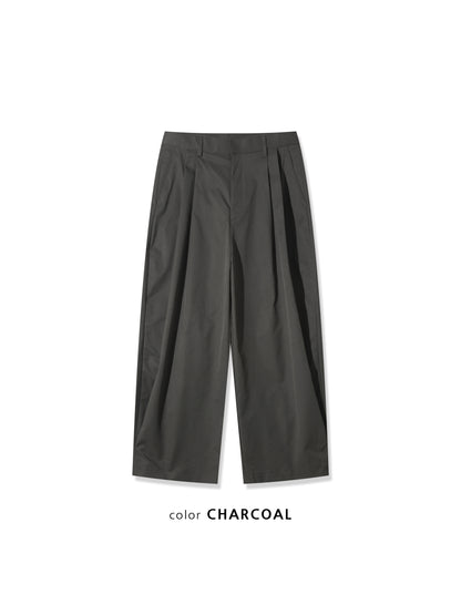 Balloon Wide Cotton Pants