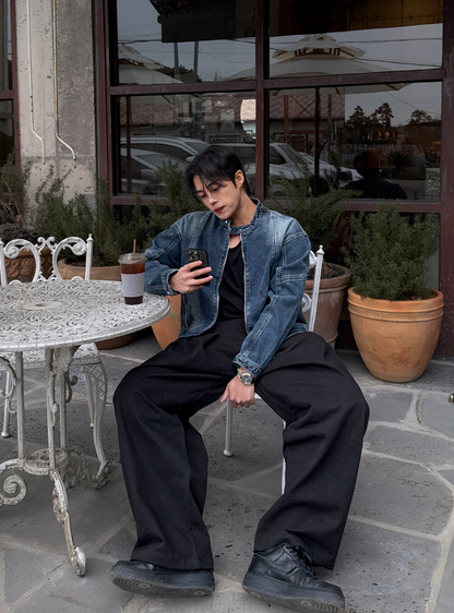 Neutral Wide Slacks