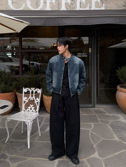 Neutral Wide Slacks