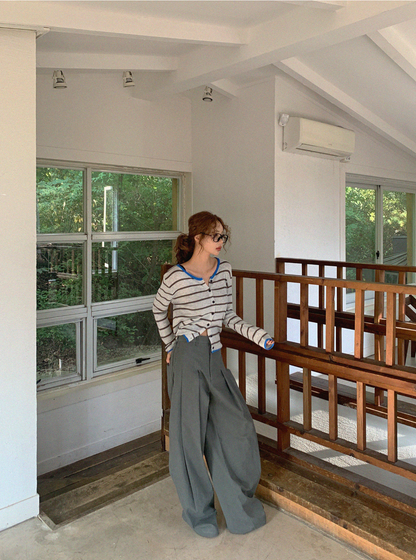 Neutral Wide Slacks