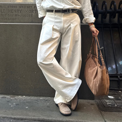 Neutral Wide Slacks