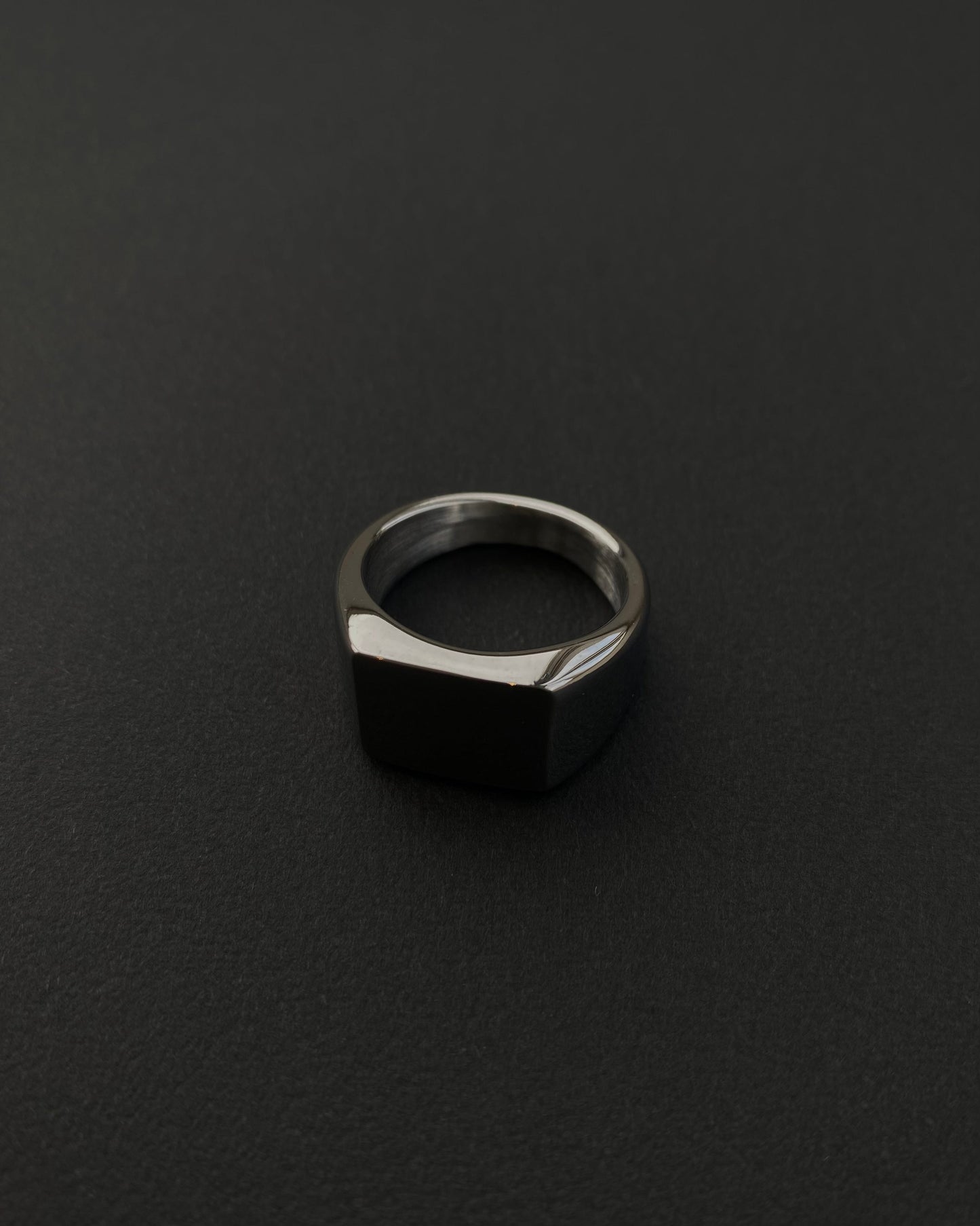 【即納】Square Stamp Ring