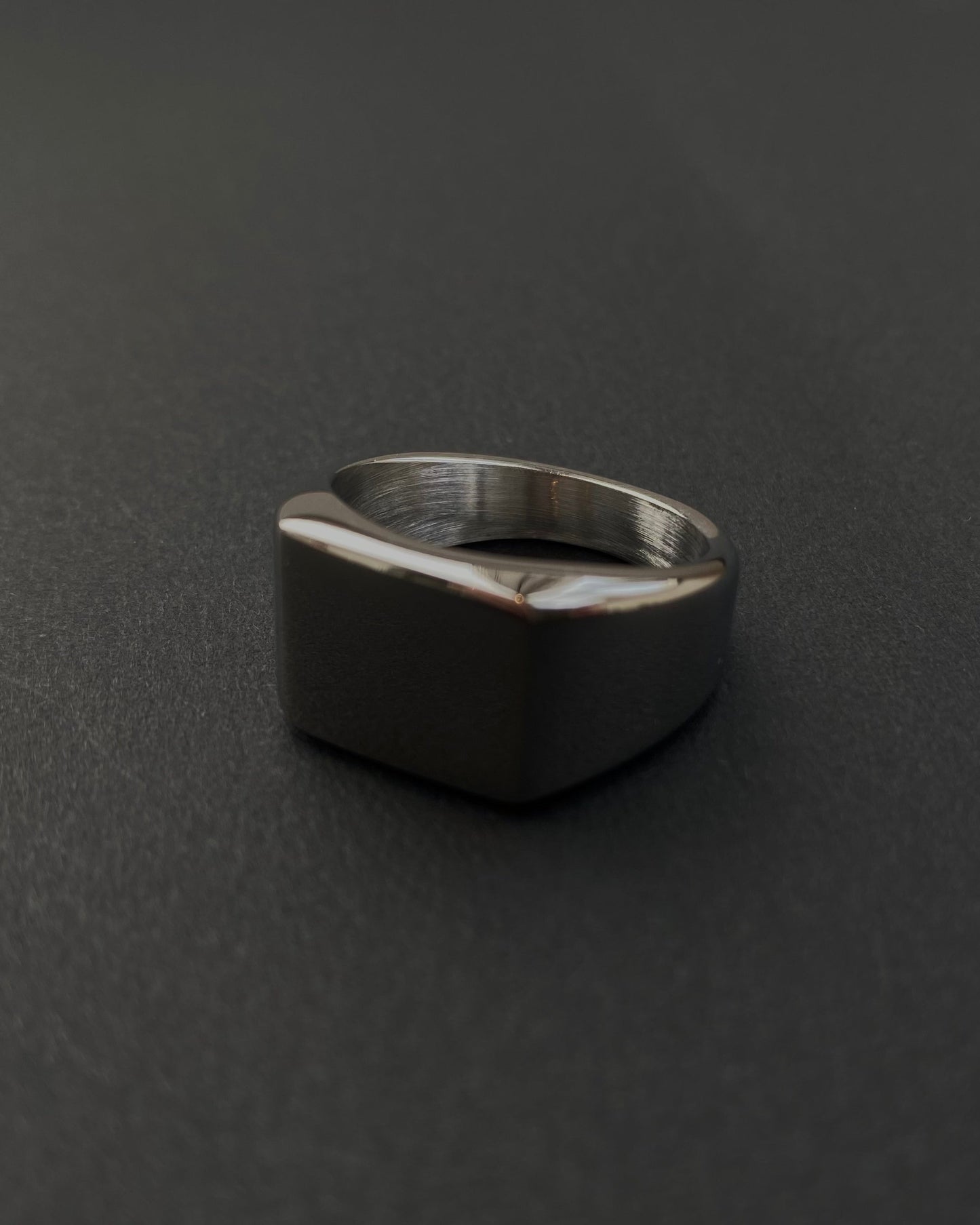 【即納】Square Stamp Ring