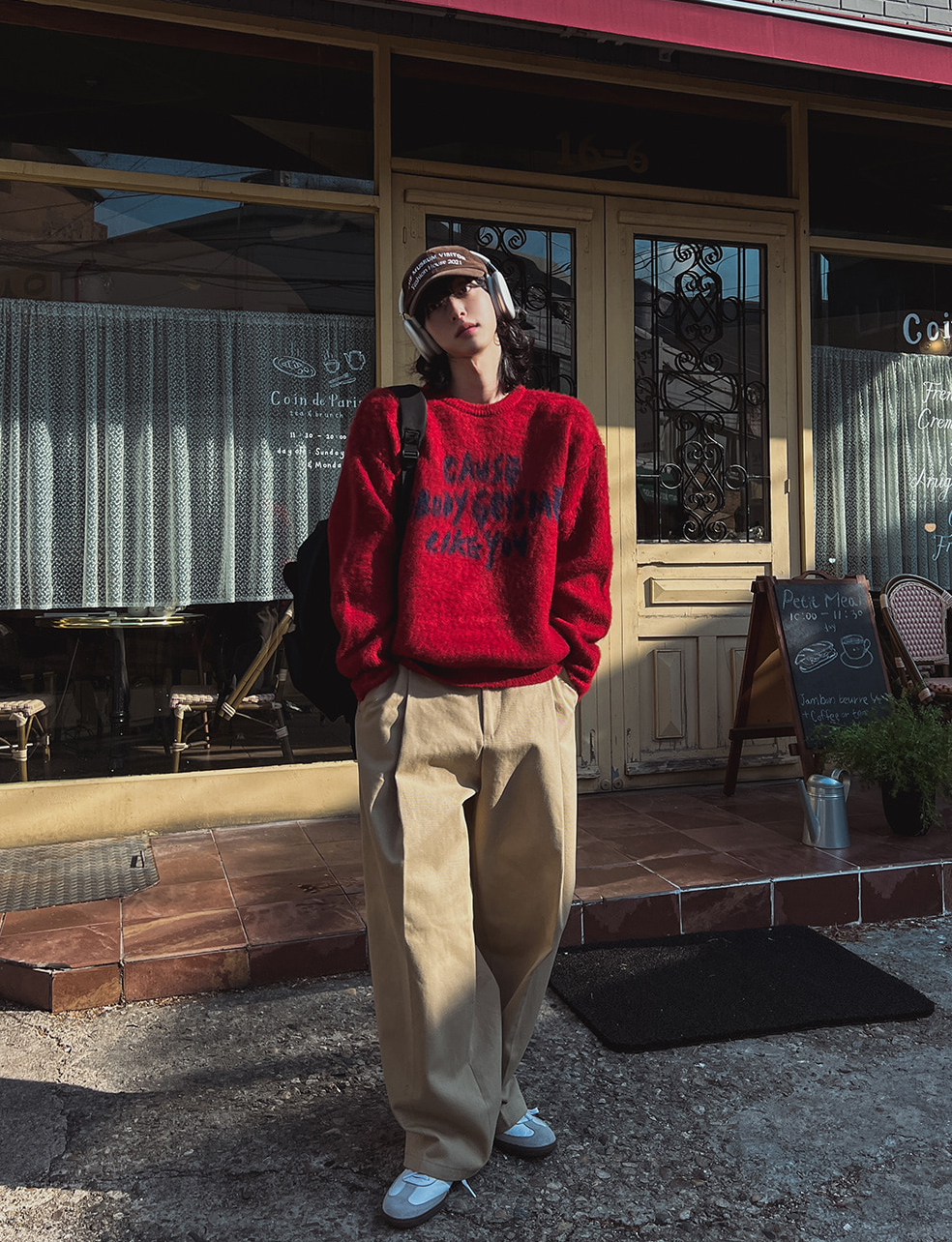 Soft Volume Tuck Wide Pants