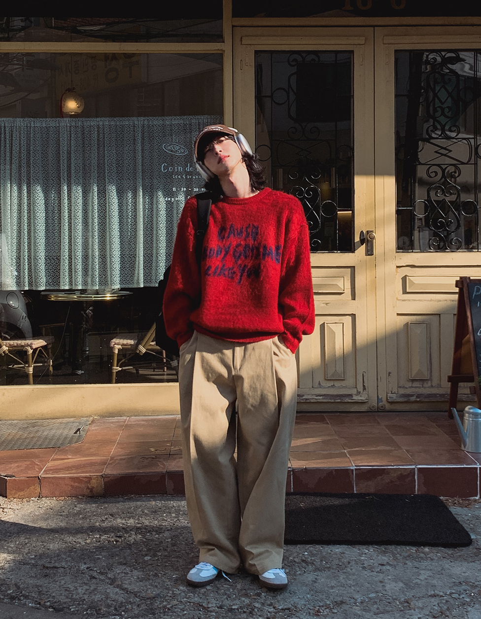 Soft Volume Tuck Wide Pants