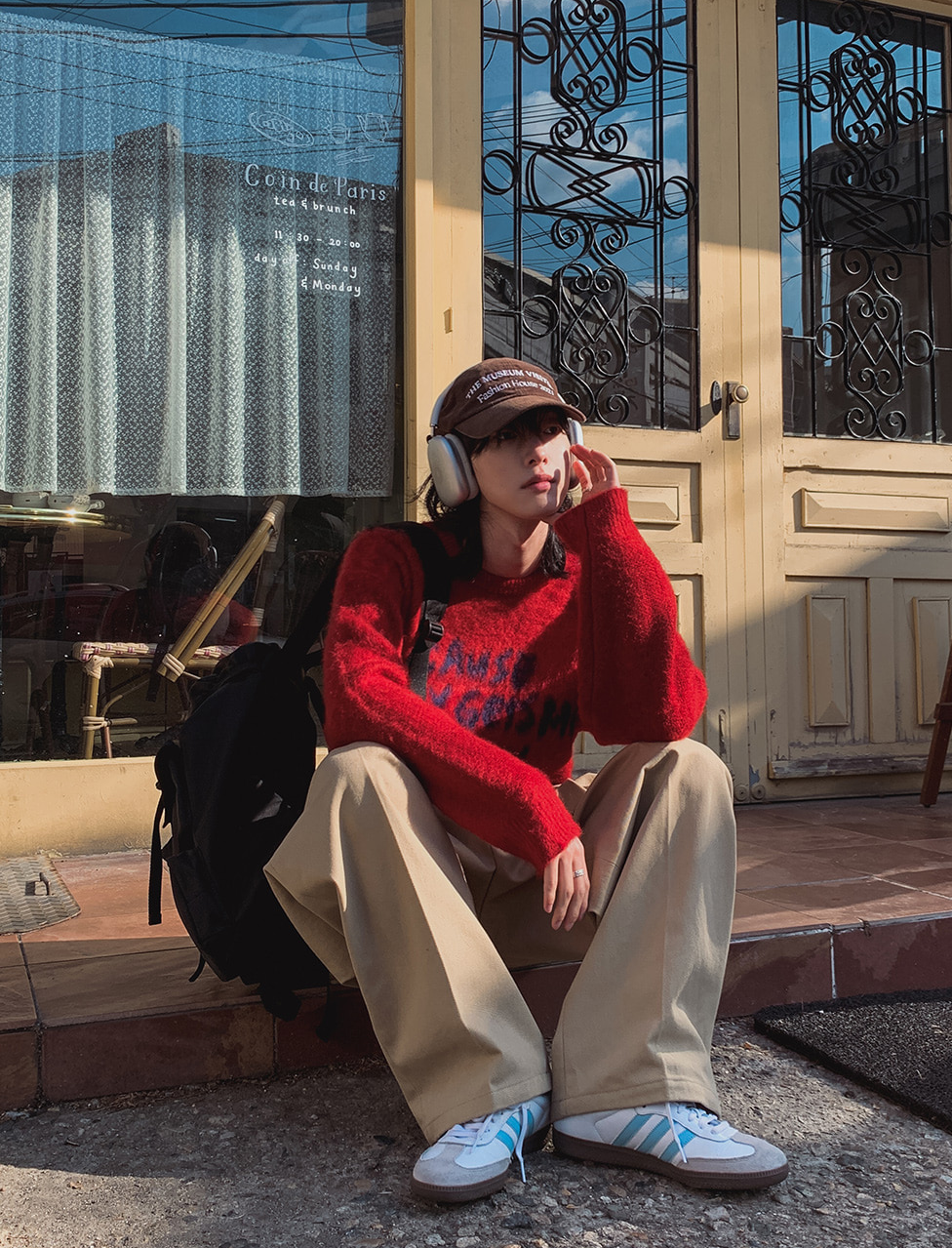 Soft Volume Tuck Wide Pants