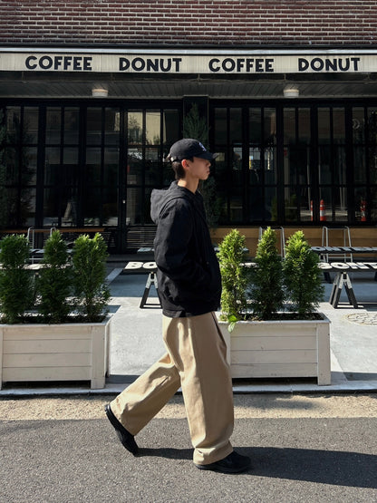 Soft Volume Tuck Wide Pants