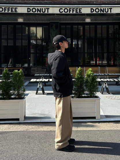 Soft Volume Tuck Wide Pants