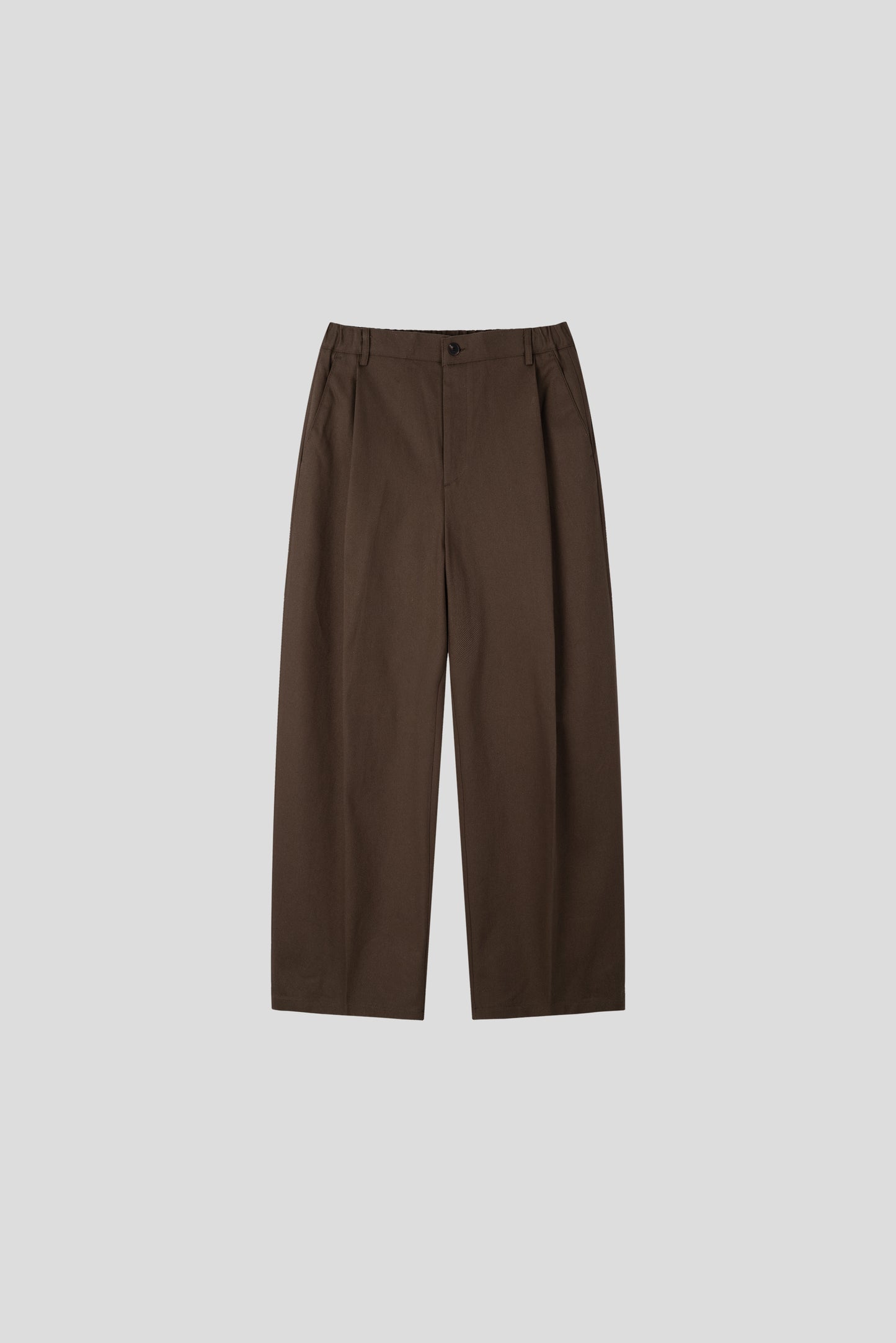 Soft Volume Tuck Wide Pants