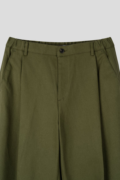 Soft Volume Tuck Wide Pants