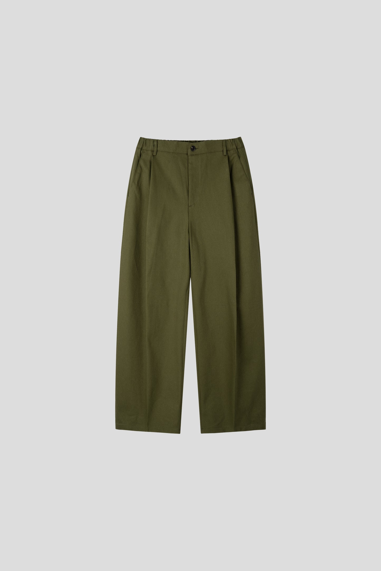 Soft Volume Tuck Wide Pants