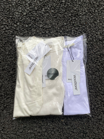 3パック エッセンシャル UネックTシャツ