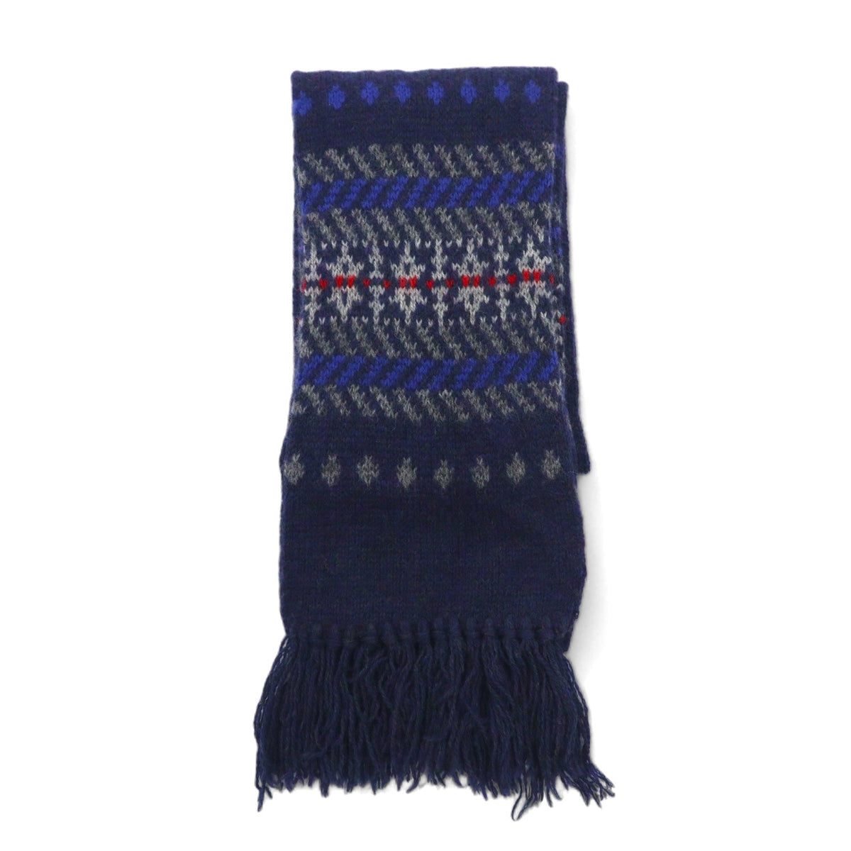 PENDLETON ノルディック ウールマフラー ネイビー 商品画像1/7
