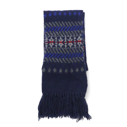 PENDLETON ノルディック ウールマフラー ネイビー 商品画像1/7