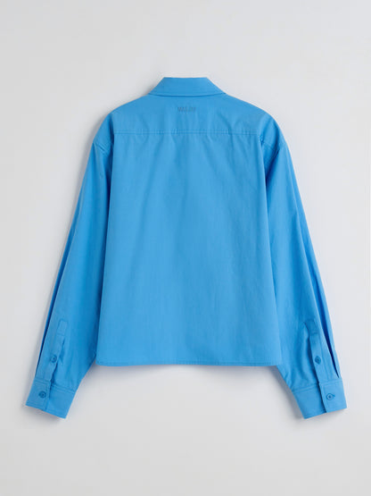 [MAGJAY] Cotton Twill Crop Shirt
