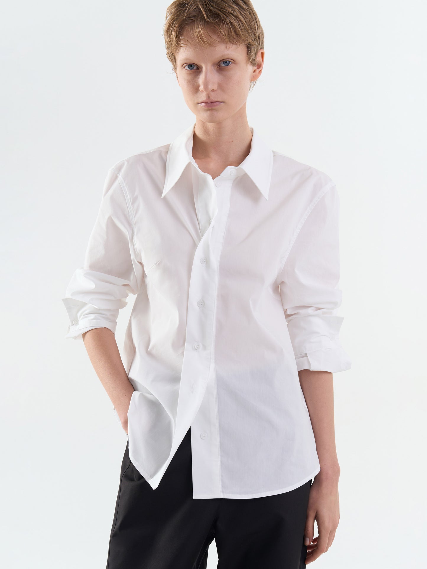 【MAGJAY】[Plubi] Twist Flap Blouse