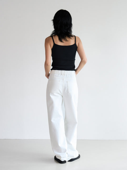 【MAGJAY】Straight Banding Denim