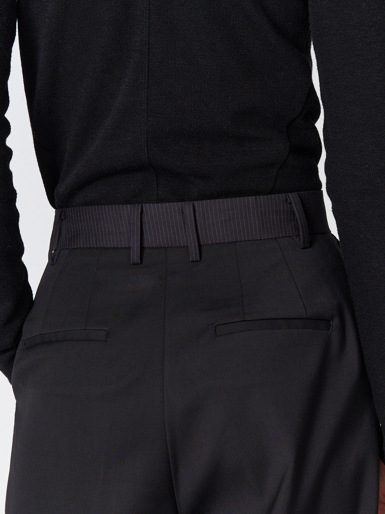 【MAGJAY】Solid Stripe Colorblock Tapered Trousers