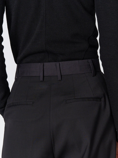 [MAGJAY] Solid Stripe Colorblock Tapered Trousers