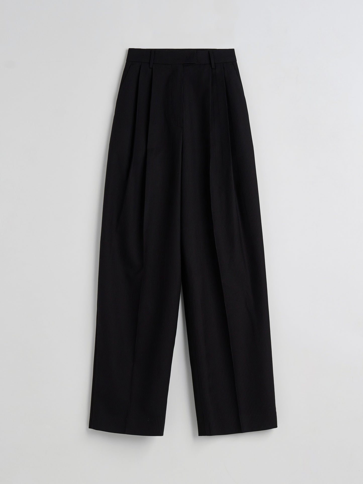 【MAGJAY】Solid Stripe Colorblock Tapered Trousers