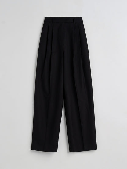[MAGJAY] Solid Stripe Colorblock Tapered Trousers