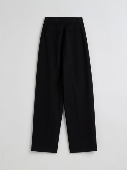 [MAGJAY] Solid Stripe Colorblock Tapered Trousers
