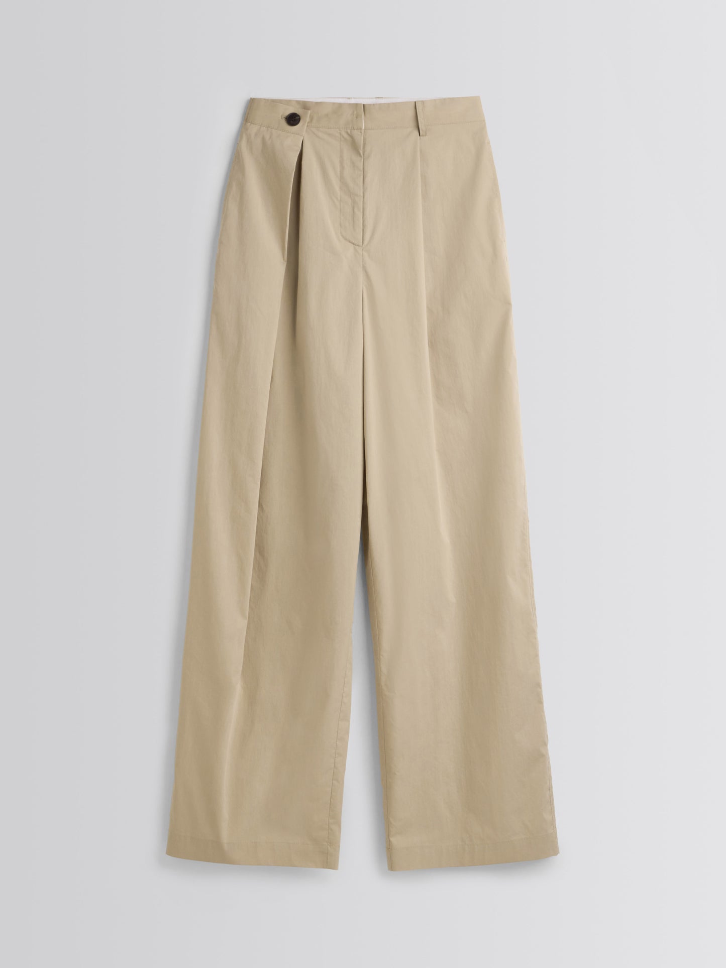 [Plubi] Unbalanced Flap Trousers 