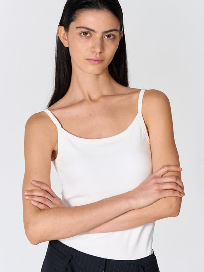 [MAGJAY] Cotton Fitted U-Neck Sleeveless Top