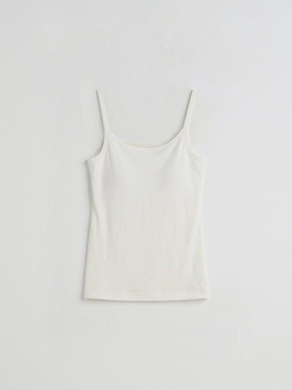 [MAGJAY] Cotton Fitted U-Neck Sleeveless Top