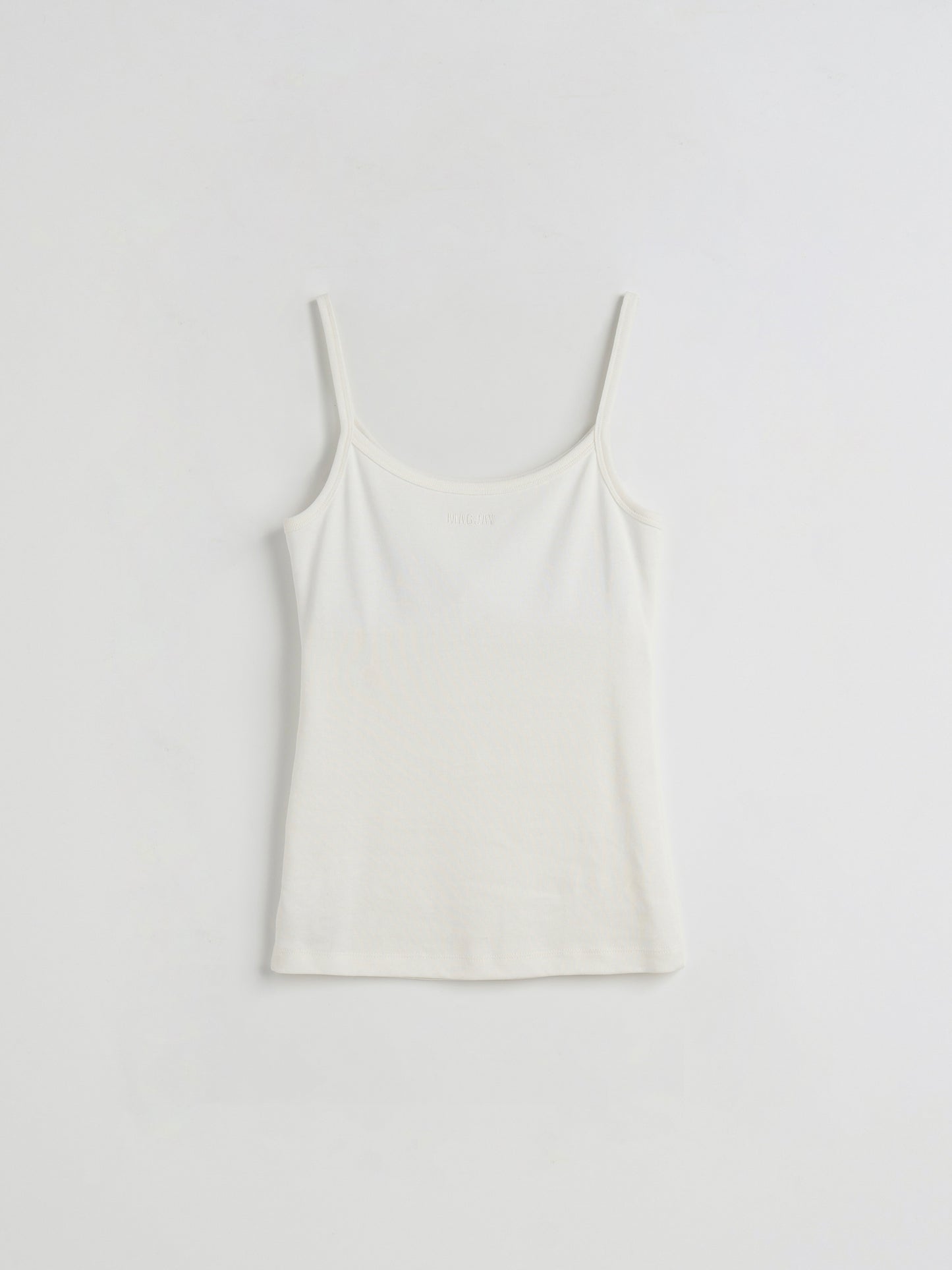 Cotton Fitted U-Neck Sleeveless Top 