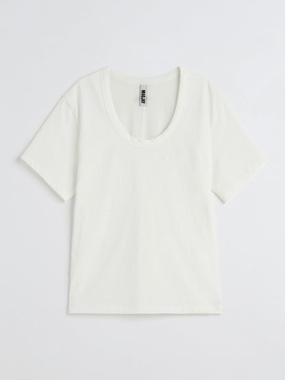 [MAGJAY] Silket U-Neck T-Shirt