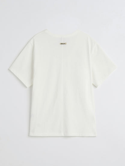 [MAGJAY] Silket U-Neck T-Shirt