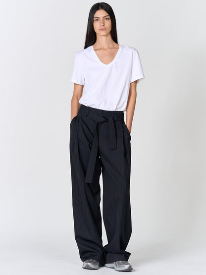 [MAGJAY] Soft cotton U-neck T-shirt