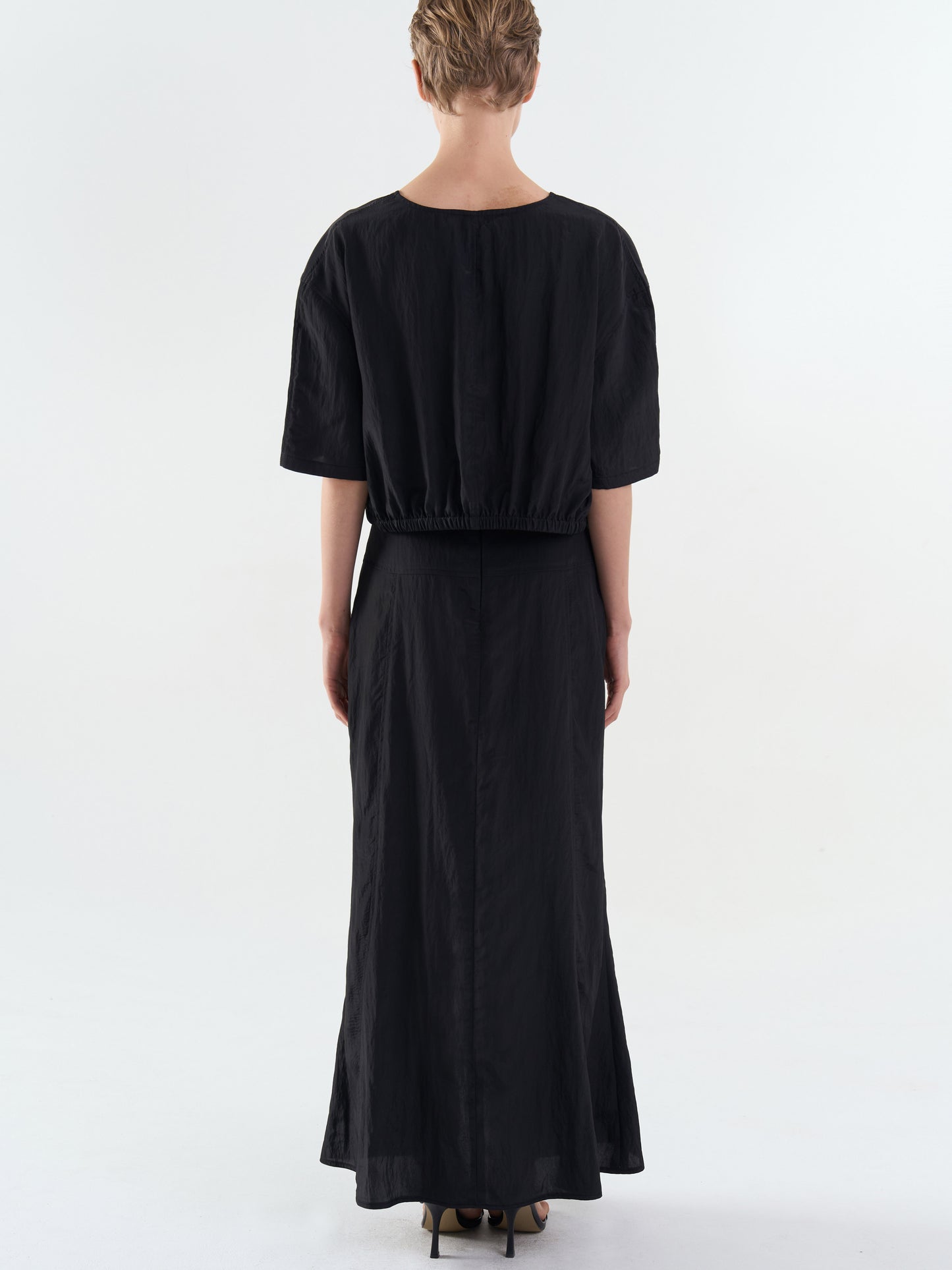 【MAGJAY】[Namun Plubi] Breeze Slit Midi Skirt