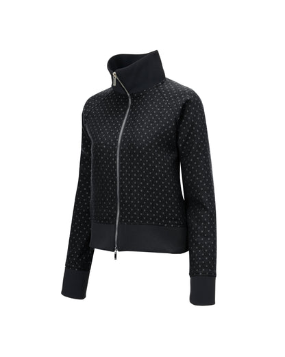 WOOL TRACK JUMPER Black