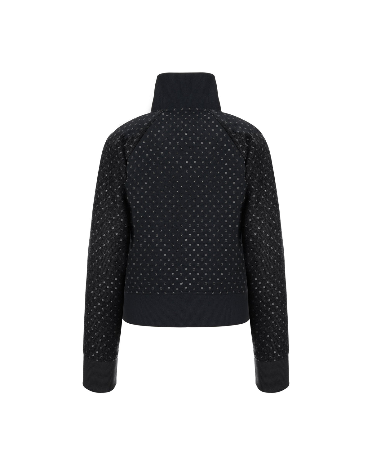 WOOL TRACK JUMPER Black