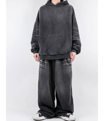 Brush-Washed Sweat Set-Up – Charcoal