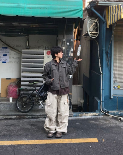 2-Way Wide Cargo Pants