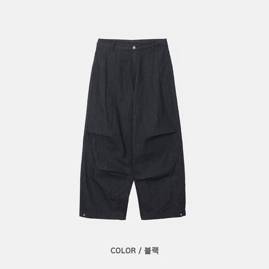 Pinstripe Volume Trousers