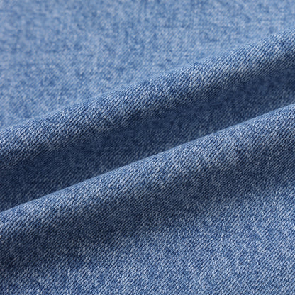 Wide Tuck Denim Pants