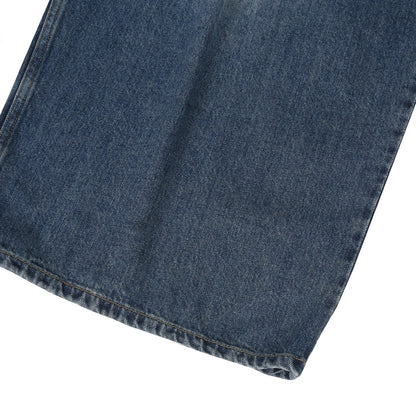 Wave Washed Wide Denim Pants