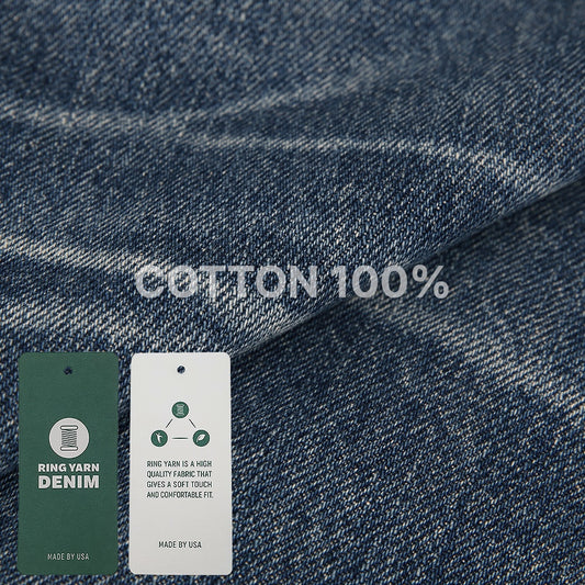 Wave Wash Wide Denim Pants