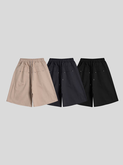 Minimal Drawstring Shorts