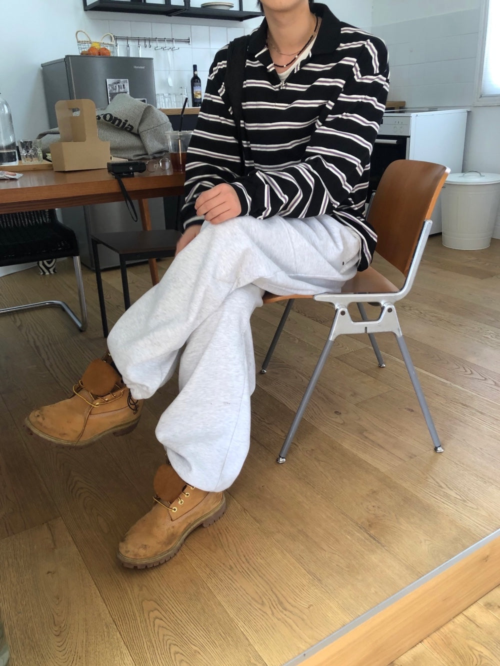 STRIPED RUGBY POLO SHIRT