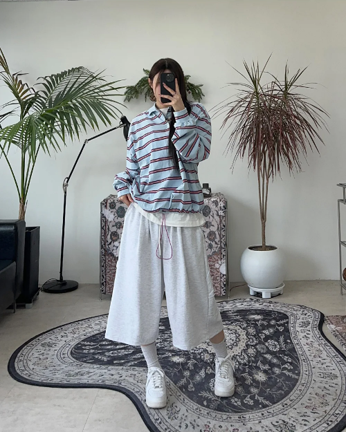 STRIPED RUGBY POLO SHIRT