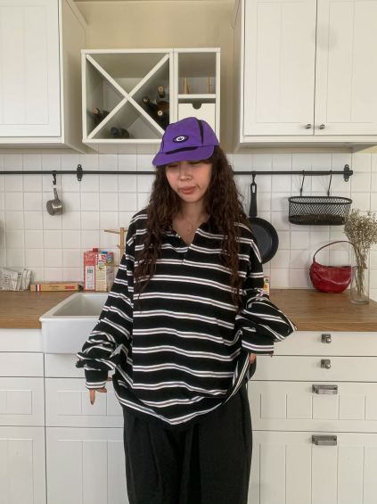 STRIPED RUGBY POLO SHIRT