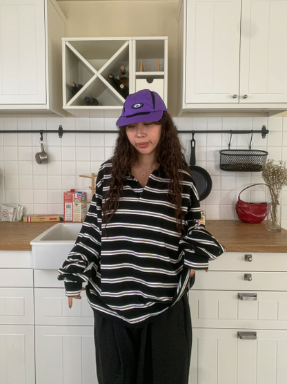 STRIPED RUGBY POLO SHIRT