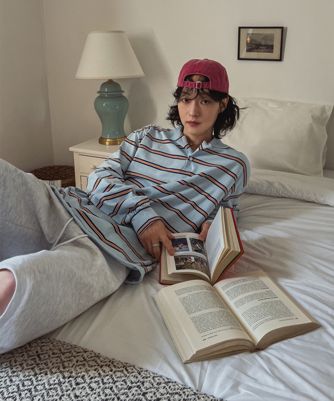 STRIPED RUGBY POLO SHIRT